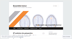 Desktop Screenshot of essentieletremor.nl