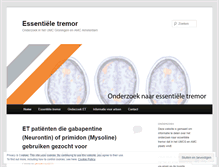 Tablet Screenshot of essentieletremor.nl